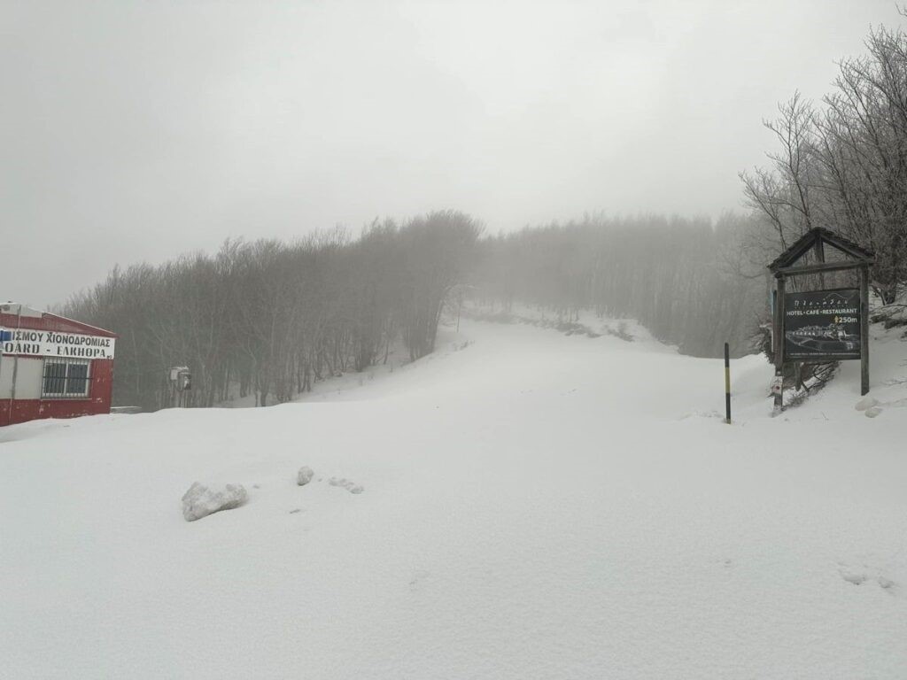 Χωρίς ιδιαίτερα προβλήματα ο χιονιάς
